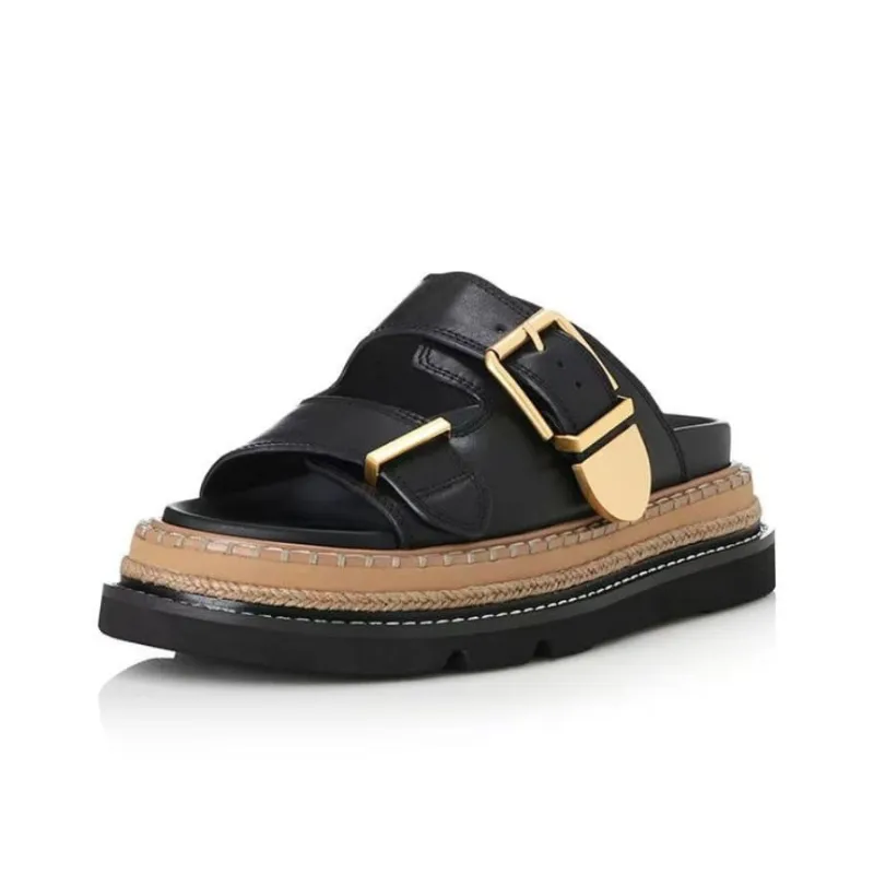 ALIAS MAE Rubber Foam Outsole Odor Resistant Slide Slippers Women's Black-1