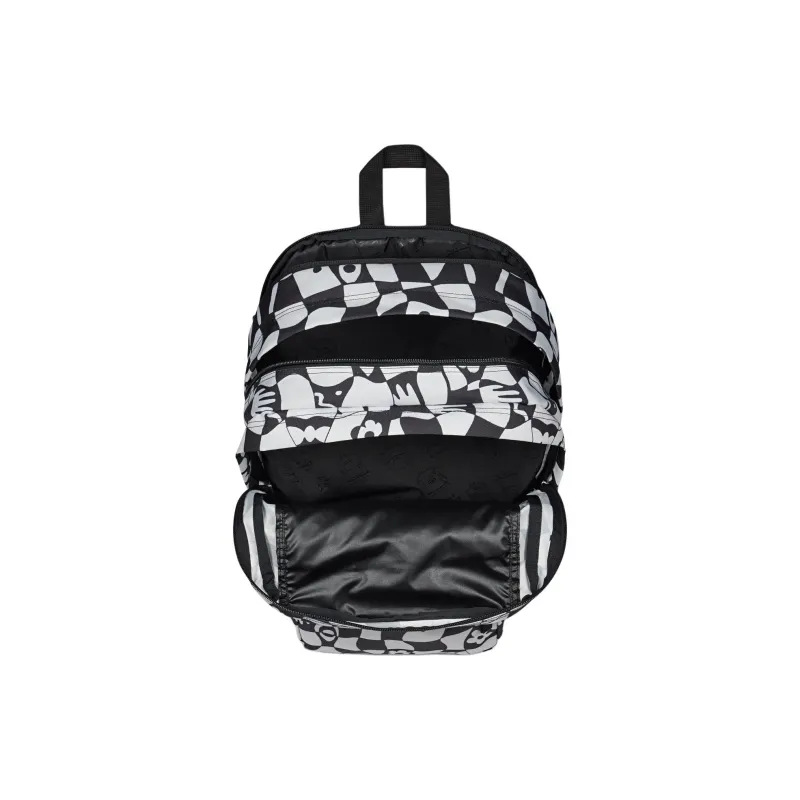 JanSport Polyester Backpack Unisex Black & White-6