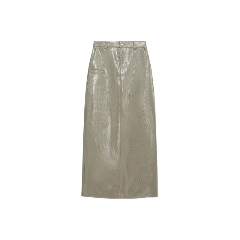 PRIVATE POLICY SS25 Casual Long Skirt Women's-0