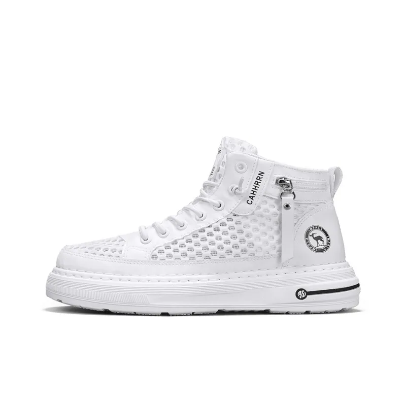 Sportful Coverage, Slip Resistant, Quick Dry, Moisture Wicking High Top Skateboard Shoes Men's-3