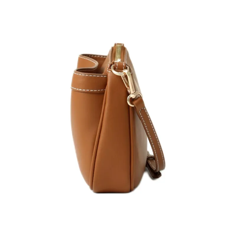 FION Cow Leather Shoulder Bag Women's Multicolor-3