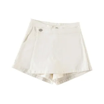 IDLE SOUL Denim Shorts Women's Ecru