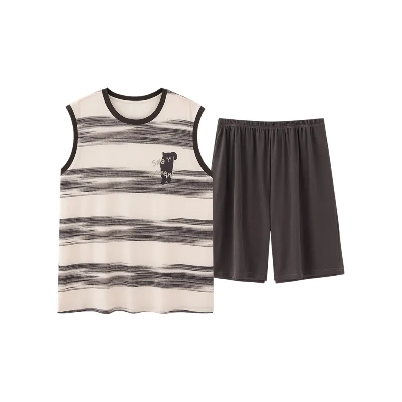 Pretty lady Men Pajama Sets-0