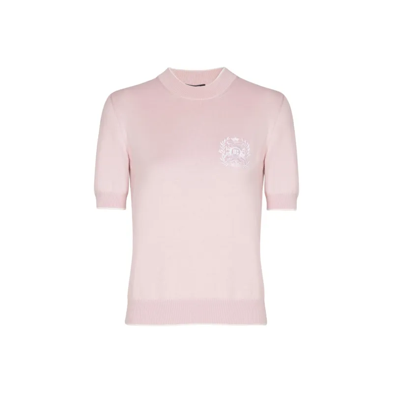 BALMAIN Emblème embroidered T shirt-0