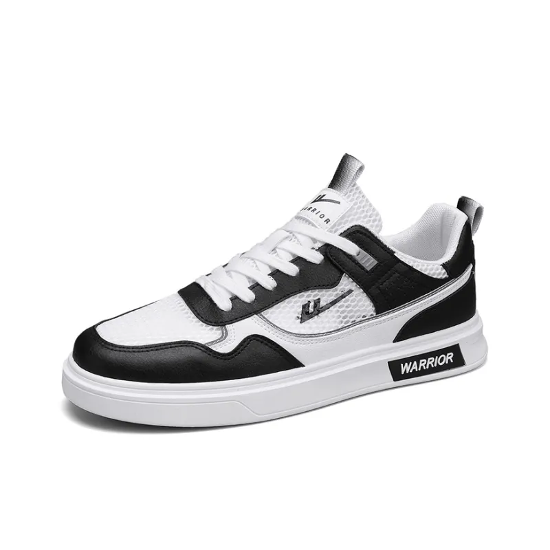 WARRIOR Skateboard Shoes Men Low Top Beige/Green/White/Black/Beige/Jasper-2