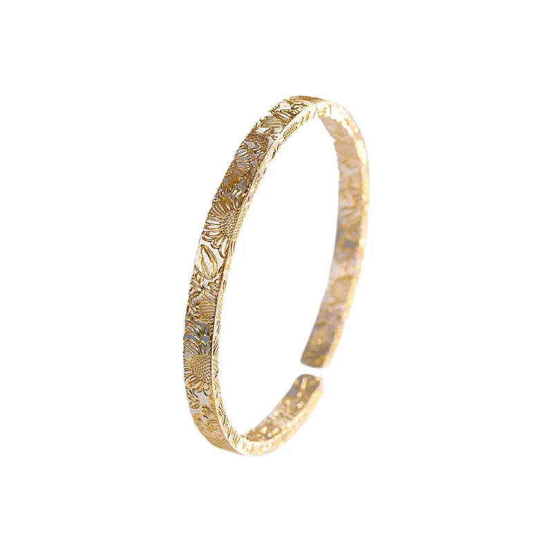 LIUXIN S999 Fine Silver Sterling Silver Bracelets Women's-0
