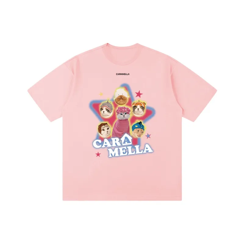 Caramella Drop Shoulder Sleeve T Shirt Women's-4