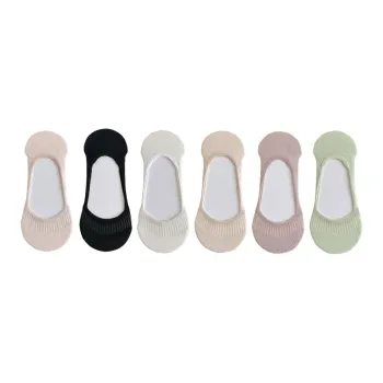 2323 No Show Socks Women's 6 Pack