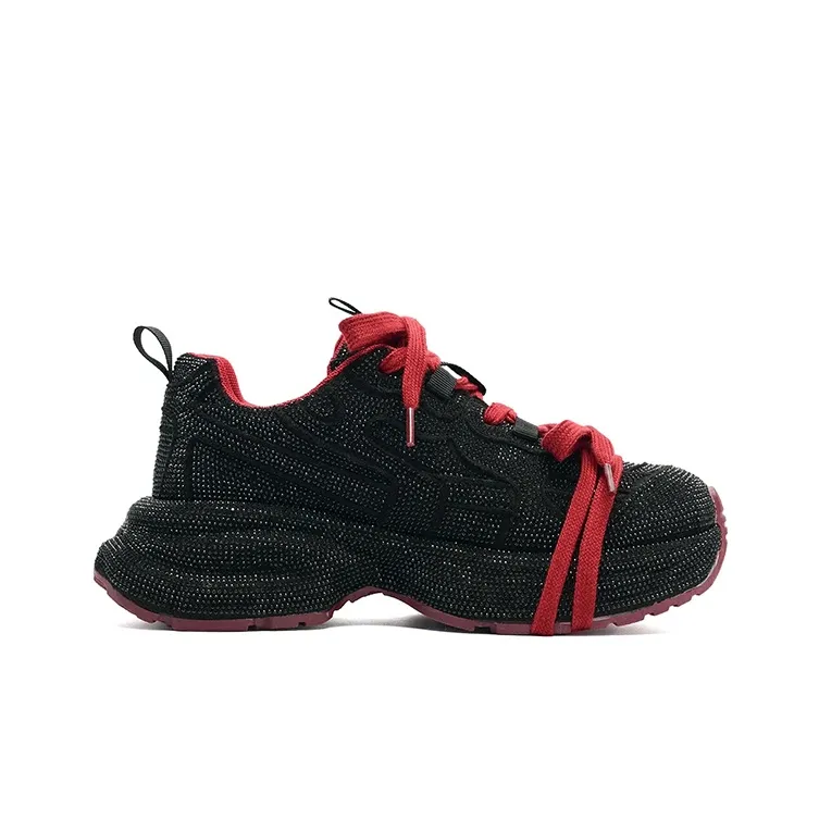 Yang Nianhua Breathable Coverage Balance Low Top Chunky Sneakers Women's-1