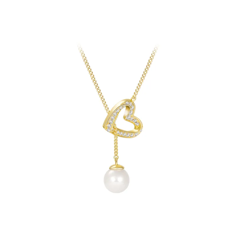 SHINE Cherished Moments Collection Zircon Copper Necklaces Women's-0