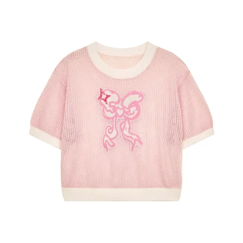 ELF SACK Knitwear Women's Bowknot Pink