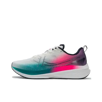 XTEP Shock Absorbers With Slip Resistant And Abrasion Resistant Properties Low Top Running Shoes Men's White Green Red
