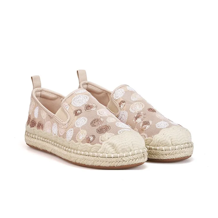Joy&Mario Espadrilles Women's Black, Champagne-7