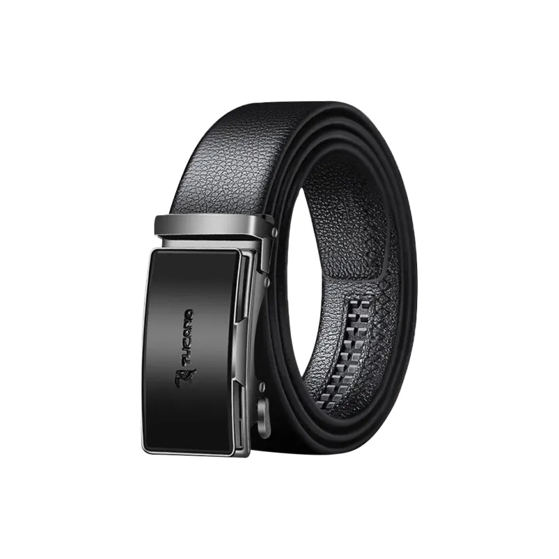 TUCANO Top Grain Cow Leather Belts Men's 3.5cm-0