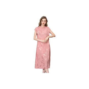 BANANA BABY Short Sleeved Dress Women's Pink
