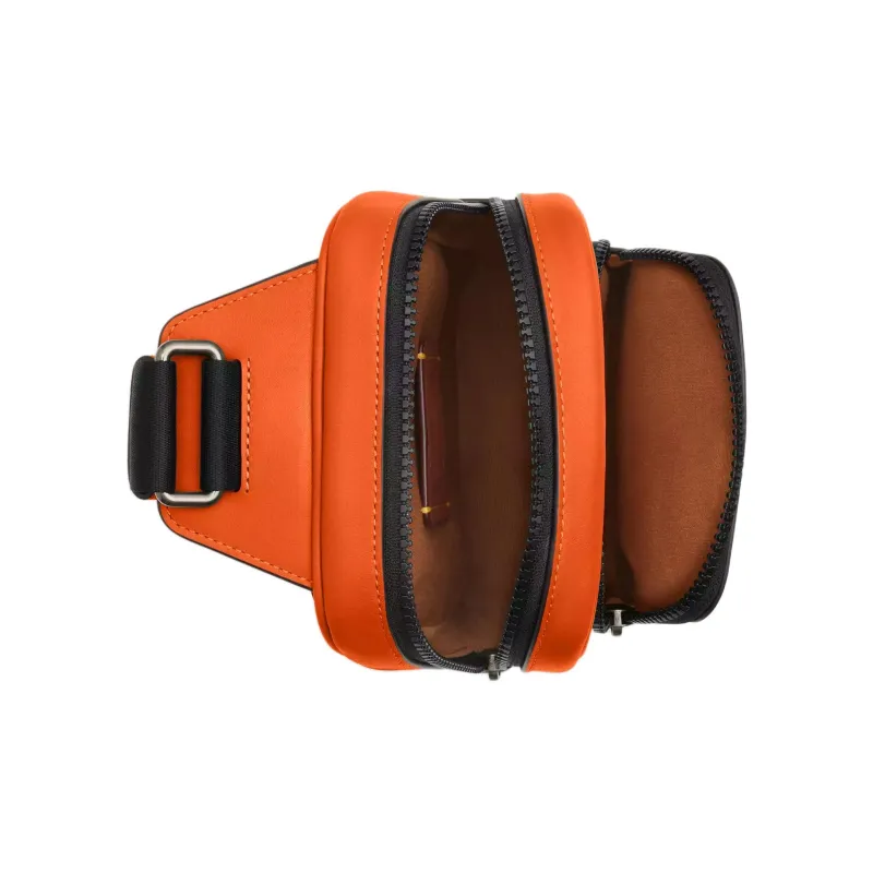COACH RACER Coated Canvas Sling Bag Mini Men's Orange Brown & Spicy Orange-2