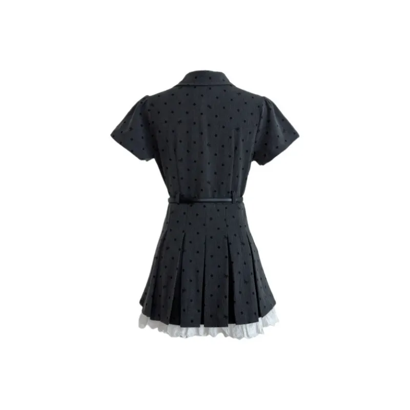 Mu Xiao Xin Short Sleeved Dress Women's-1