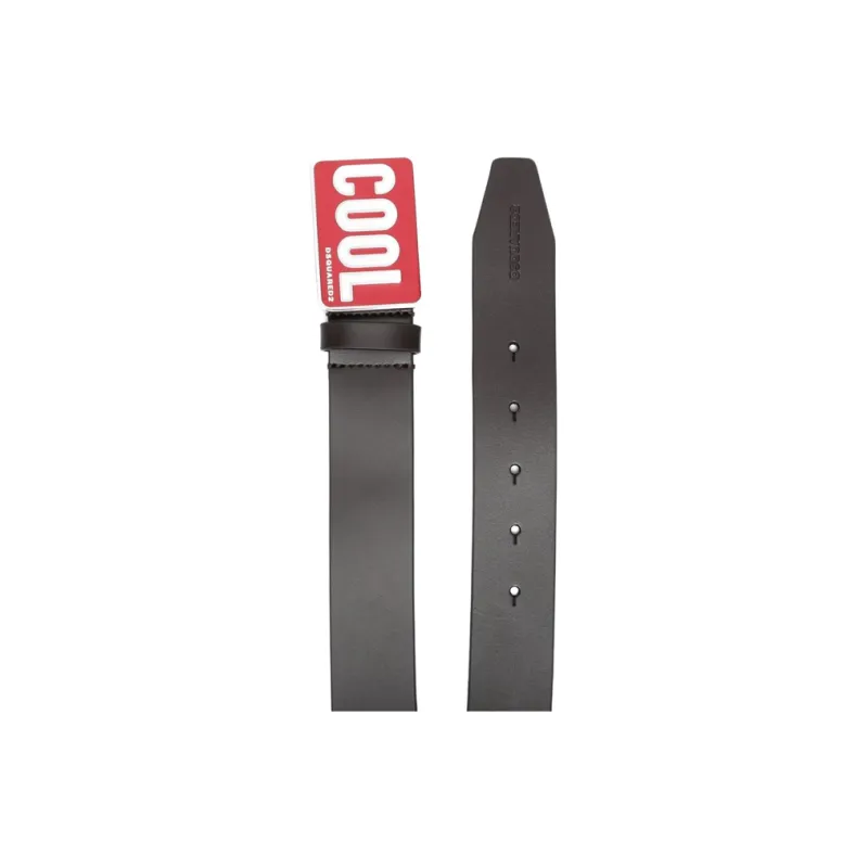 DSQUARED 2 Logo buckle Leather Belt-2
