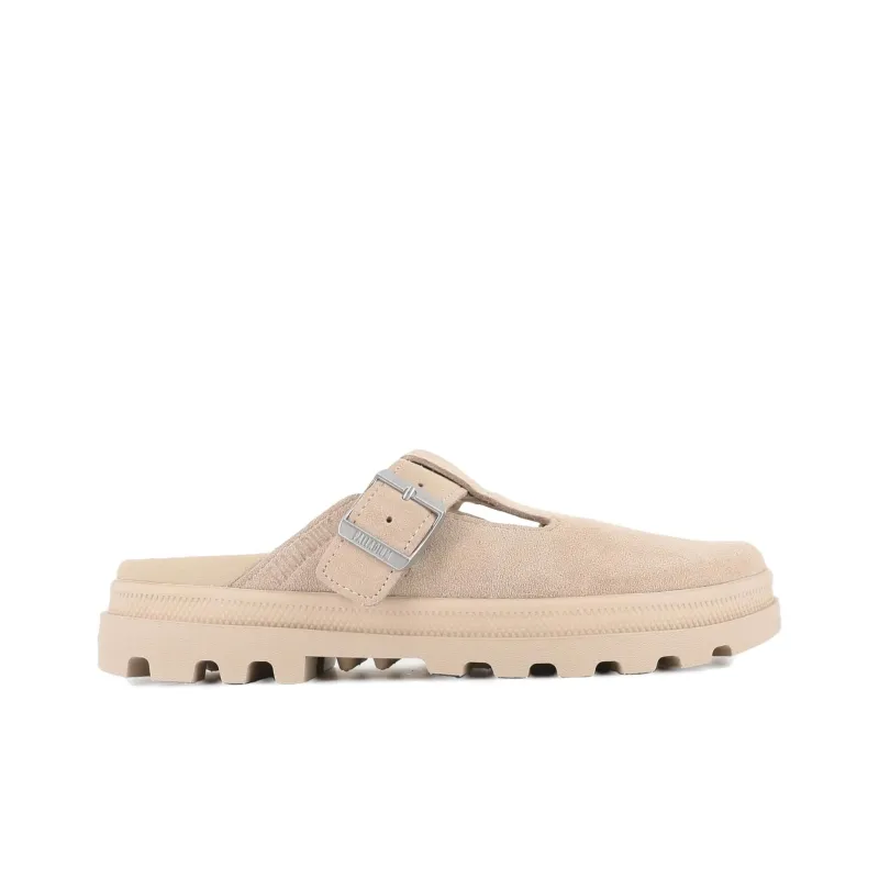 Palladium EVA Abrasion Resistant Slip Resistant Closed Toe Slippers Unisex Beige-1