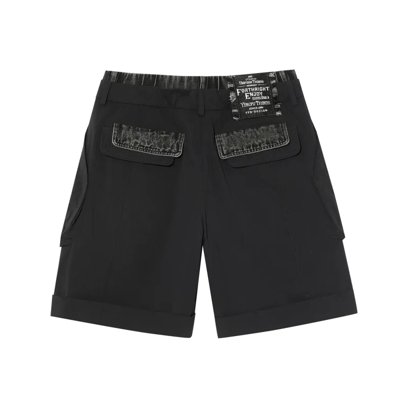 YIMAI Cargo Shorts Loose Fit Men's-7