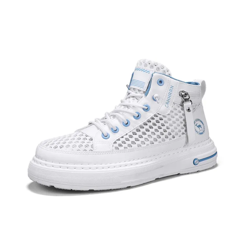 Sportful Coverage, Slip Resistant, Quick Dry, Moisture Wicking High Top Skateboard Shoes Men's-1