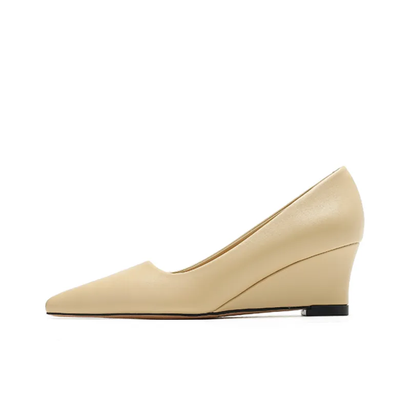 Lan Miao Wedge Heel High Heels Women's-0