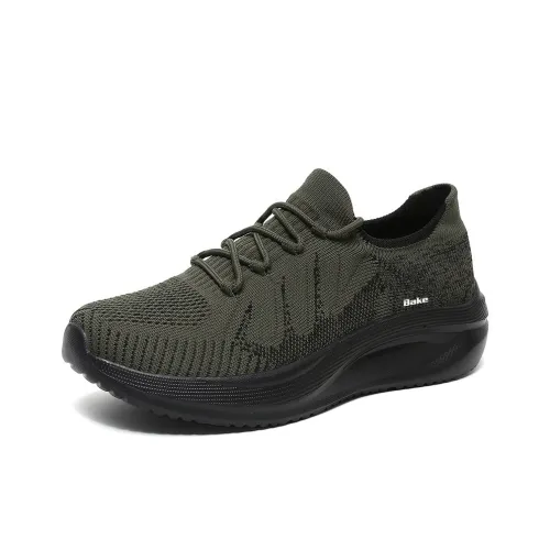 BAKE Shock Absorbers With Slip Resistant And Abrasion Resistant Properties Low Top Casual Shoes Men's