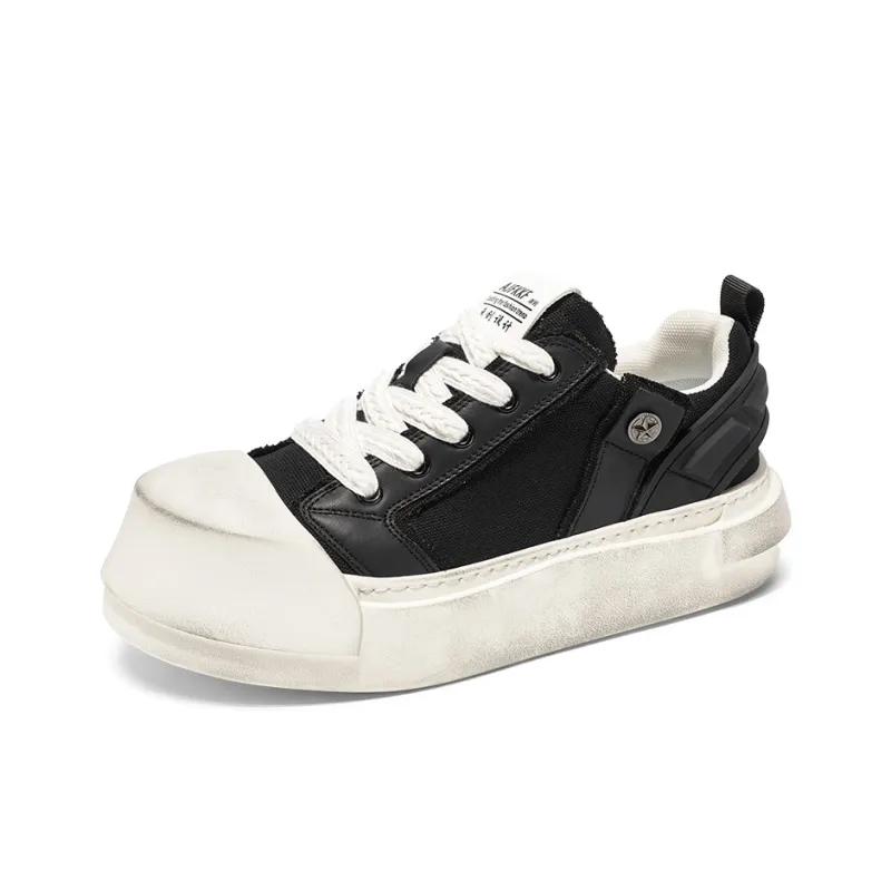 OUGLEMEN Coverage Slip Resistant And Abrasion Resistant Low Top Skateboard Shoes Men's-7