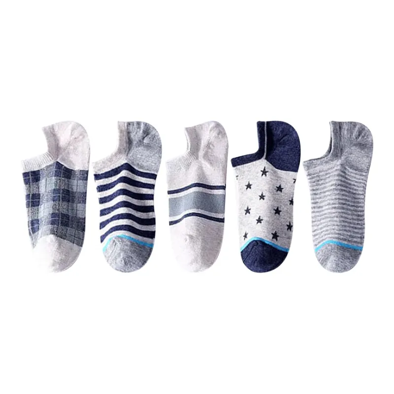 2323 No Show Socks Men's 5 Pack-0