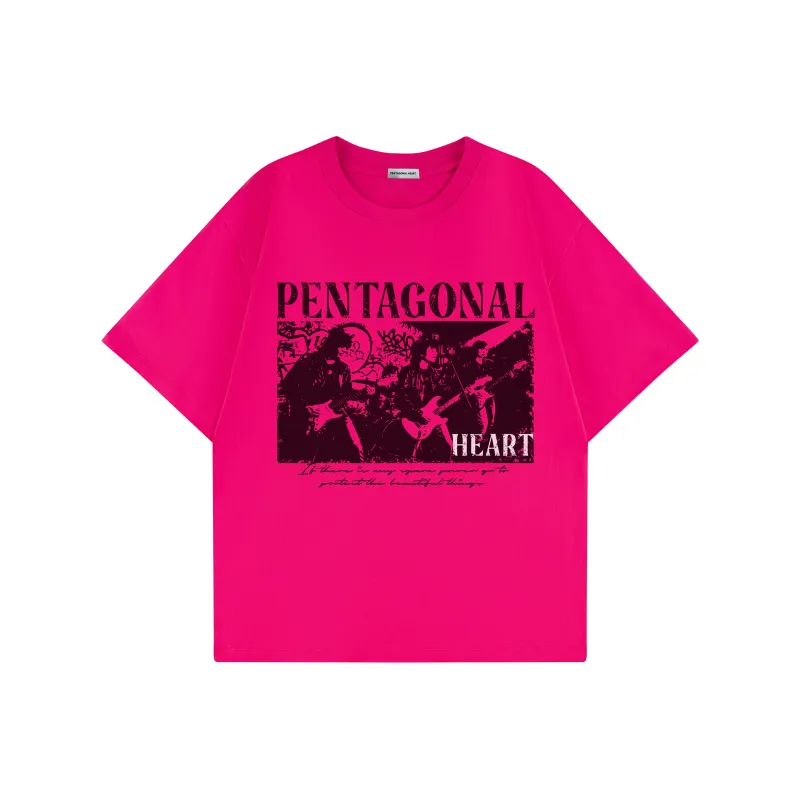 PENTAGONAL HEART T Shirt Unisex-25