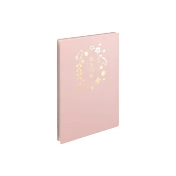LIHITLAB Write Your Own Prayer Scroll Version, Foldable 23 Pocket, Red Plum A371 12 Planners