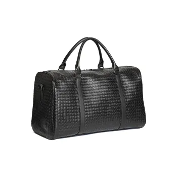 KAISER PU One Shoulder Handbag, Travel Bag Men's Black