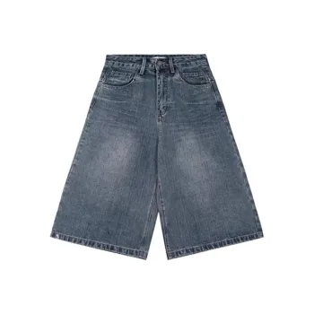 RVANGUARD Denim Shorts Unisex Blue