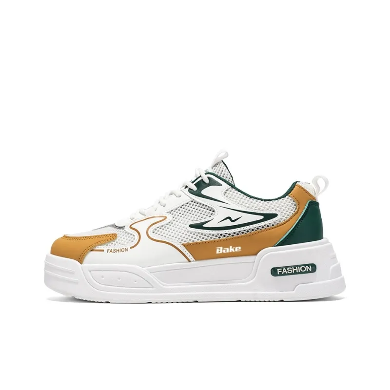 BAKE Lightweight And Breathable Low Top Skateboard Shoes Men's-3