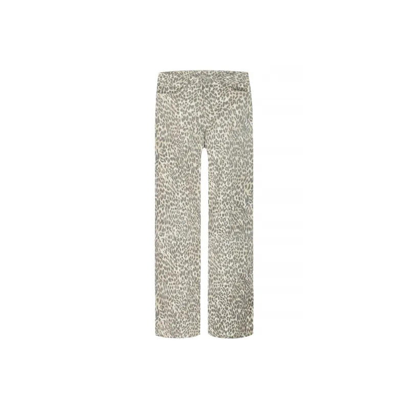 A11SLAVE Casual Pants Unisex Leopard Print-0