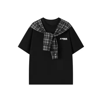 PAUL COSTELLOE T Shirts Unisex Black Shawl Style