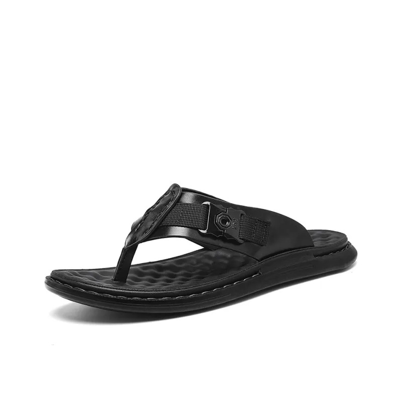 Shiozawa Rubber Sole Stitching Slip Resistant Flip Flops Men's-0