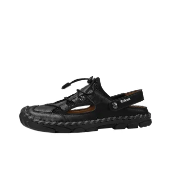TELENT Anti Slip Wear Resistant River Trekking Shoes Men's Black