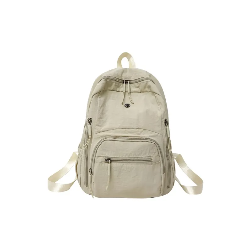 Moonshine Nylon Backpack Unisex Black/Ecru/Orange/Pink/Purple-3