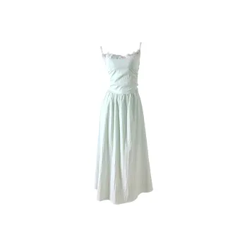 Mu Xiao Xin Slip Dresses Women's Mint Green