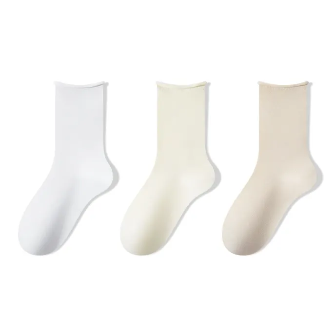 Moremoli Mid Calf Socks Women's 3 Pack-5