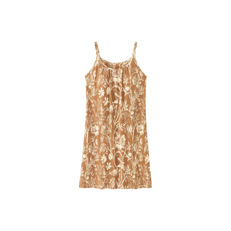 Floating Light Islands Nightgown Women's Tan-0
