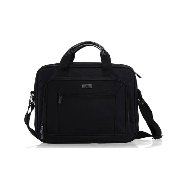 SUISSEWIN Polyester Briefcase Unisex Black-0