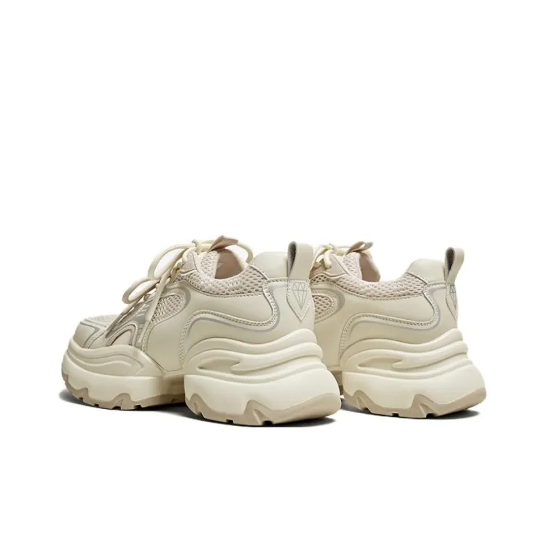 BASTO Slip Resistant Low Top Chunky Sneakers Women's-7