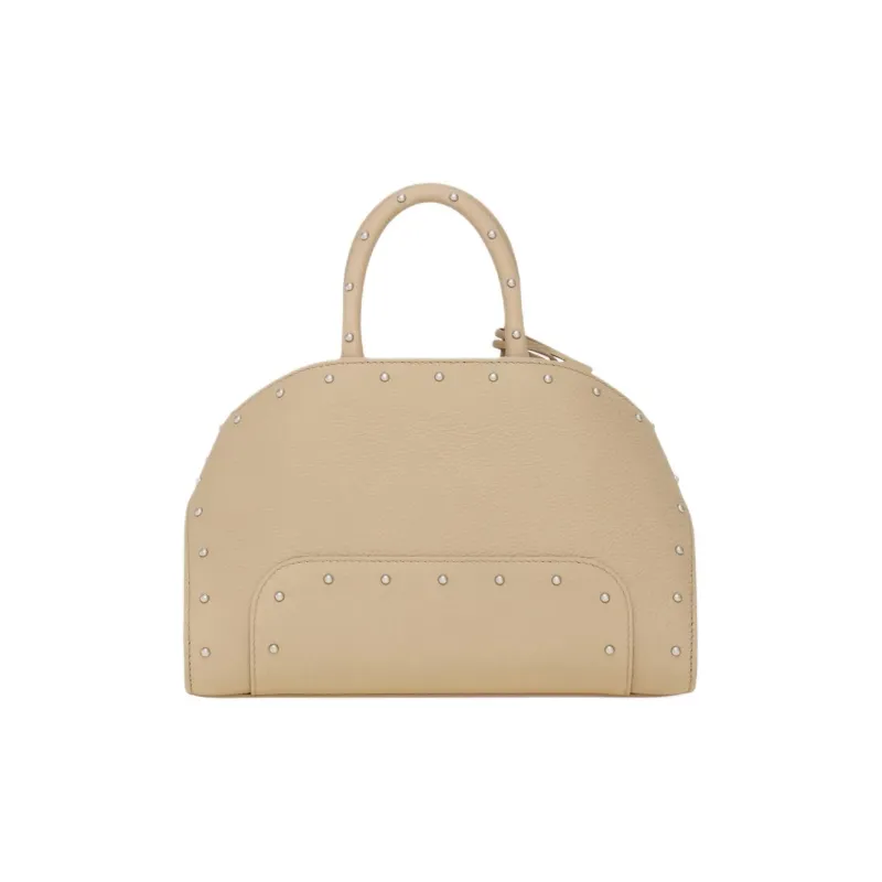 FERRAGAMO Hug Hammered Texture Calfskin Shoulder Bag, Crossbody Bag, Handbag Mini Women's Sandy-2