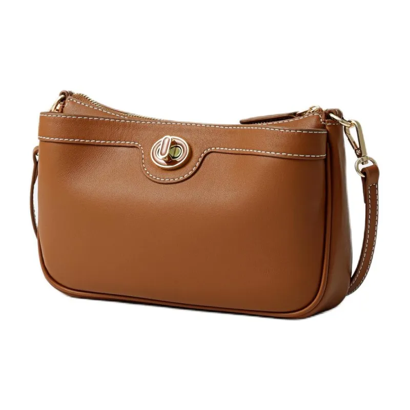 FION Cow Leather Shoulder Bag Women's Multicolor-0