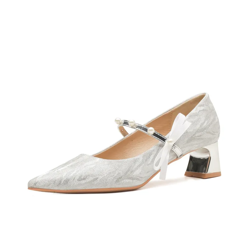 GOSO Chunky Heel High Heels Women's-5