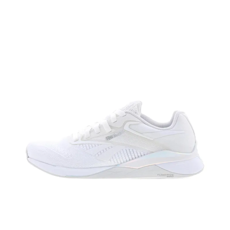Reebok Nano X4 Anti Slip Wear Resistant Low Top Training Shoes Women's White-0