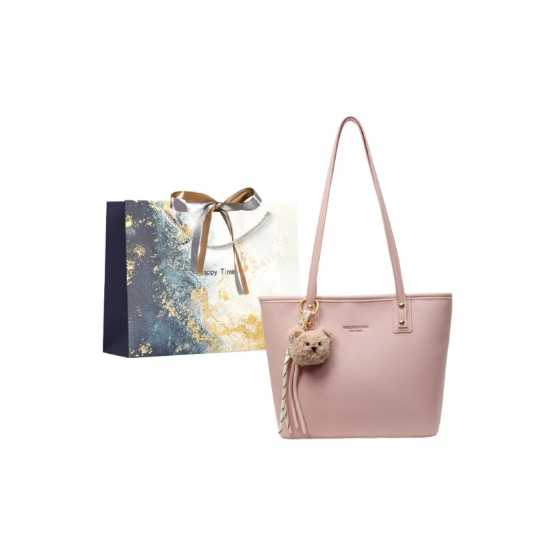 Iman's House PU Shoulder Bag Regular Women's Ecru/Pink/Blue/Black-4