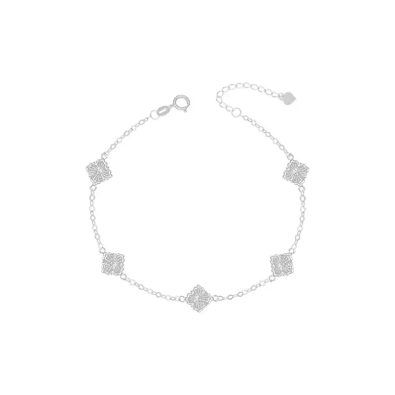 YUOFFICIAL 999 Fine Silver Bracelets Unisex-5